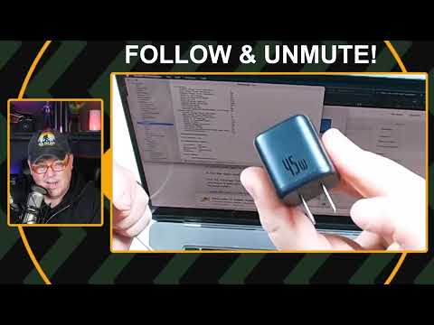 45W USB-C charger for MacBook Pro: Baseus PicoGo USB-C Charger, up to 45W shown during my hands-on review
