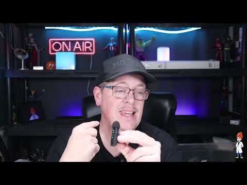 USB-C wireless lavalier microphone: USB-C wireless lavalier microphone set shown during my hands-on review